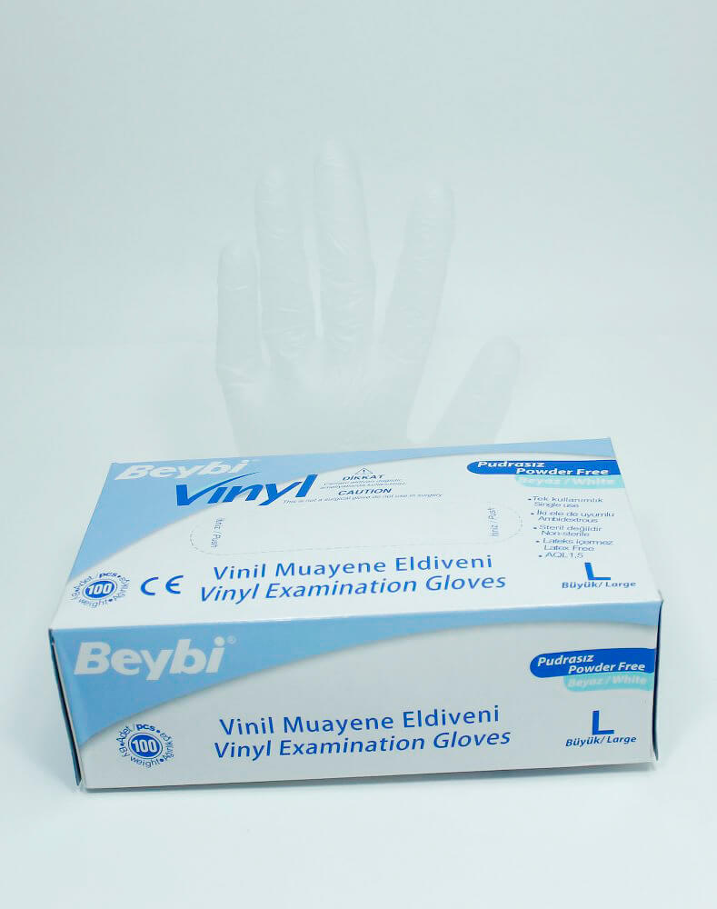 Vinil Eldiven Large Pudrasız