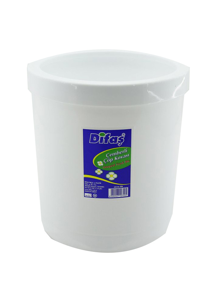 Difaş Çemberli Çöp Kovası - 306