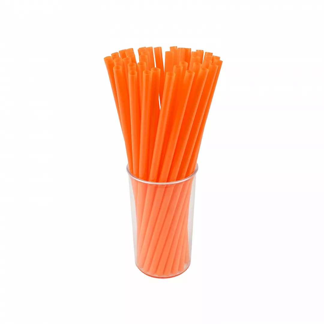 Kalın Frozen Pipet 100'lü Turuncu