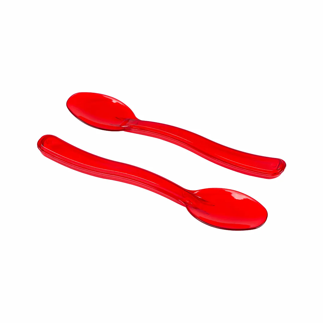 Plastik Dondurma Kaşığı Lüks Dalgalı