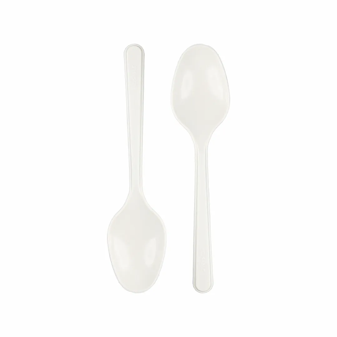 Kırılmaz Plastik Kaşık Elite Beyaz