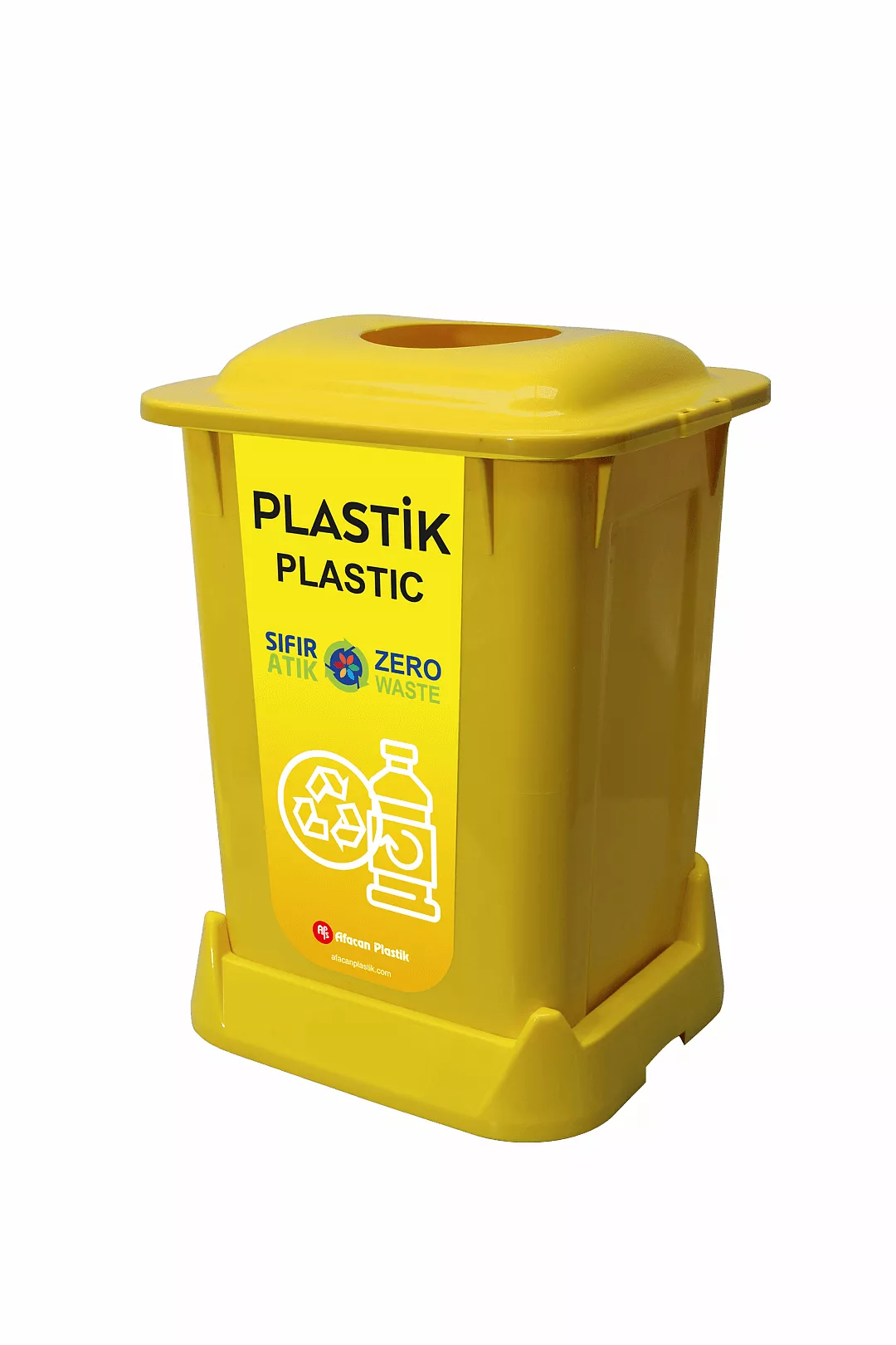 Geri Dönüşüm Kutusu 50 Lt Sarı