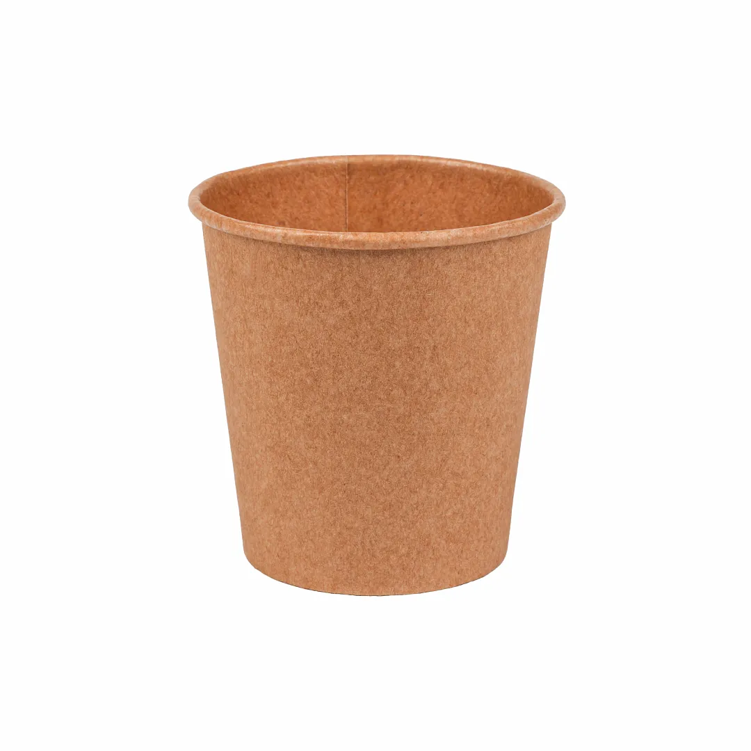 Karton Bardak 4 Oz Kraft