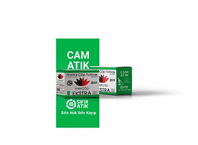 Merçöp Hantal Ekstra Çöp Torbası 100 Ad Yeşil - Görsel 2