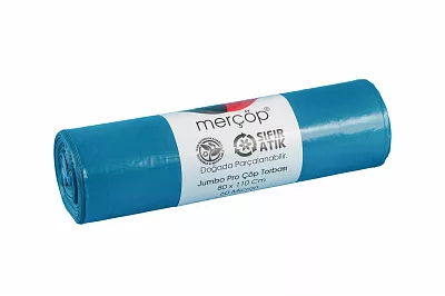 MERÇÖP JUMBO PRO ÇÖP TORBASI 100 AD MAVİ BİO