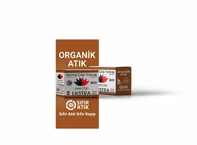 Merçöp Hantal Ekstra Çöp Torbası 100 Ad Kahverengi - Görsel 2