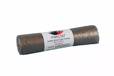 MERÇÖP JUMBO SMART ÇÖP TORBASI 200 AD KAHVERENGİ