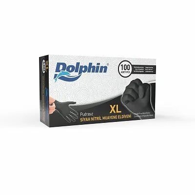 NİTRİL ELDİVEN SİYAH XL 100 AD