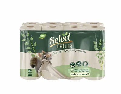 SELECT NATURE TUVALET KAĞIDI 24'LÜ