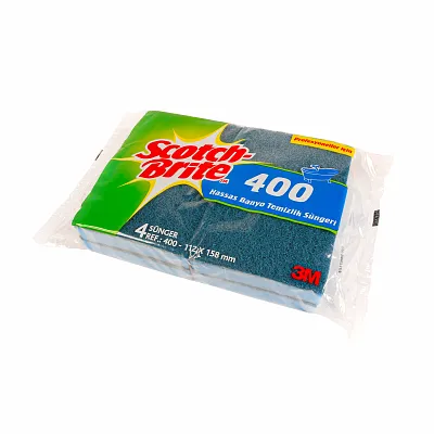 3m Scotch-brite Banyo Temizlik Süngeri 400 Mavi - Görsel 3