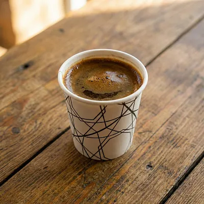 Karton Bardak 4 Oz Desenli - Görsel 2